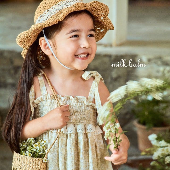 Milk Balm - Korean Children Fashion - #prettylittlegirls - Bliss Smoking One-Piece - 2