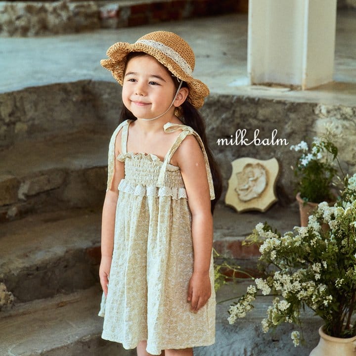 Milk Balm - Korean Children Fashion - #stylishchildhood - Bliss Smoking One-Piece - 5