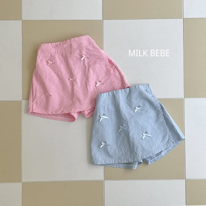 Milk Bebe - Korean Children Fashion - #Kfashion4kids - Kate Wrap Skirt Pants