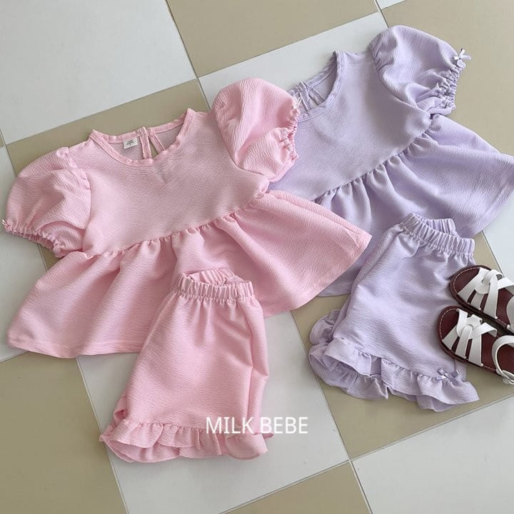 Milk Bebe - Korean Children Fashion - #childofig - Lovely Top Bottom Set - 2