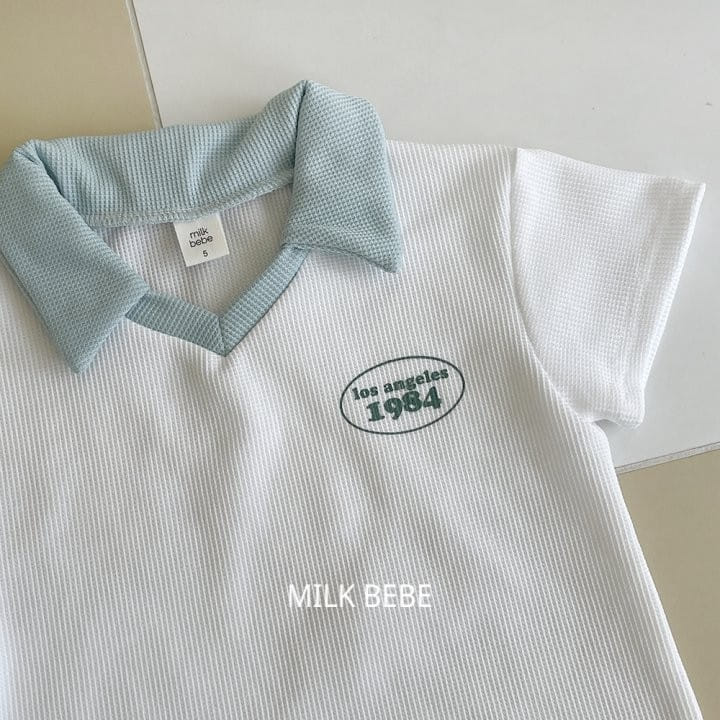 Milk Bebe - Korean Children Fashion - #childofig - Los Collar Tee - 5