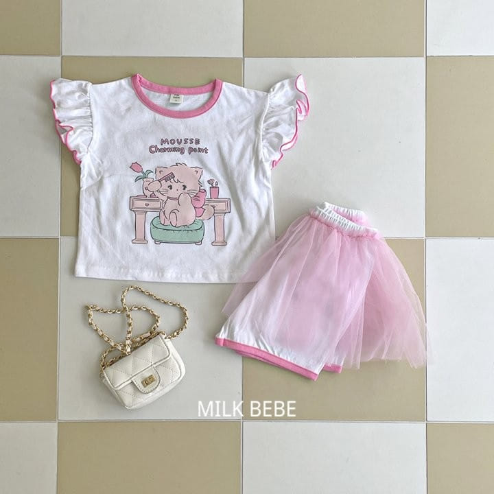 Milk Bebe - Korean Children Fashion - #childrensboutique - Chami Top Bottom Set - 7