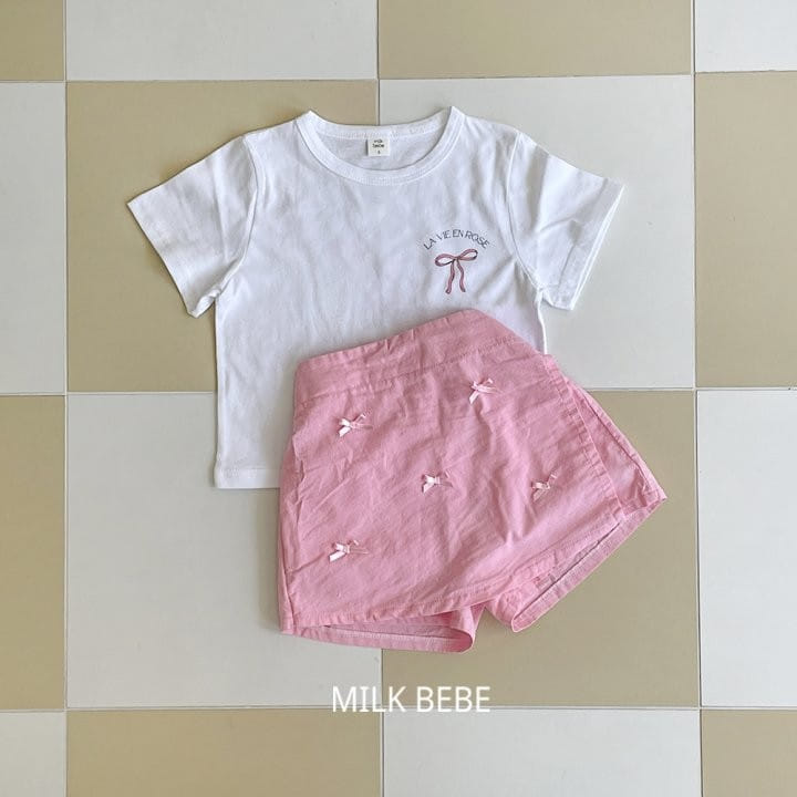 Milk Bebe - Korean Children Fashion - #designkidswear - Kate Wrap Skirt Pants - 11