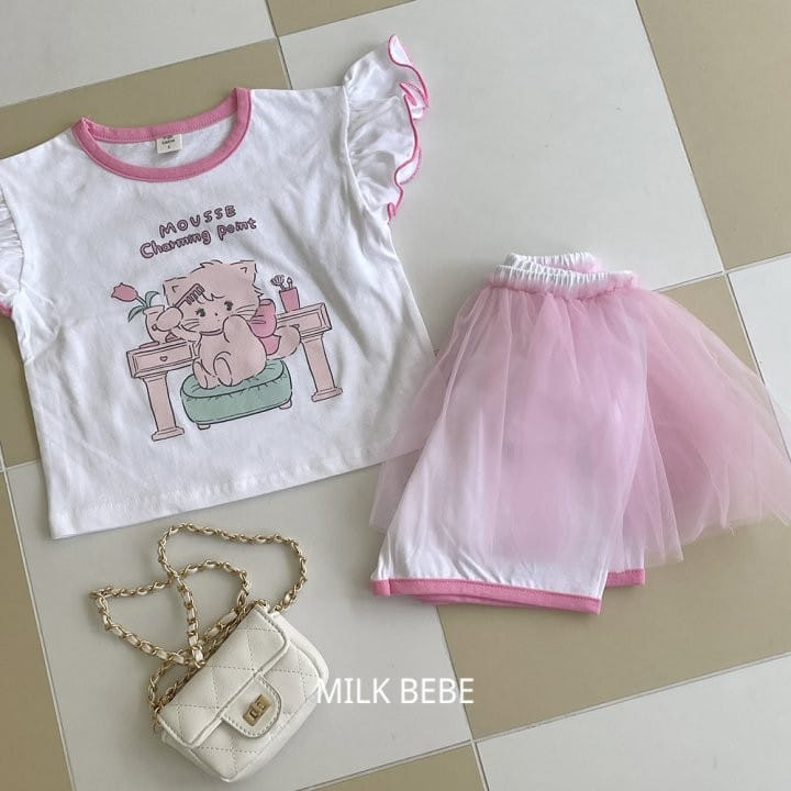 Milk Bebe - Korean Children Fashion - #designkidswear - Chami Top Bottom Set - 8