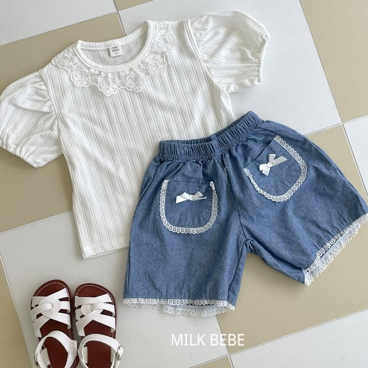 Milk Bebe - Korean Children Fashion - #designkidswear - Melissa Denim Pants