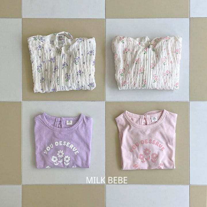 Milk Bebe - Korean Children Fashion - #designkidswear - Daisy Tee - 7