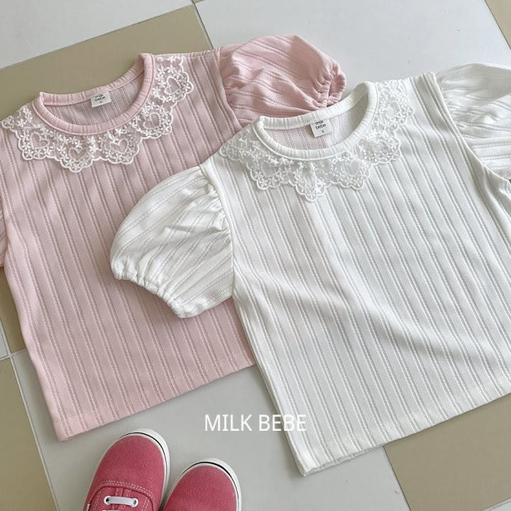 Milk Bebe - Korean Children Fashion - #designkidswear - Juliet Tee - 2