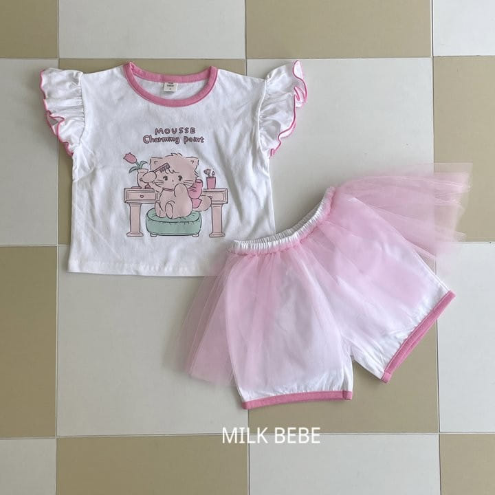 Milk Bebe - Korean Children Fashion - #discoveringself - Chami Top Bottom Set - 9