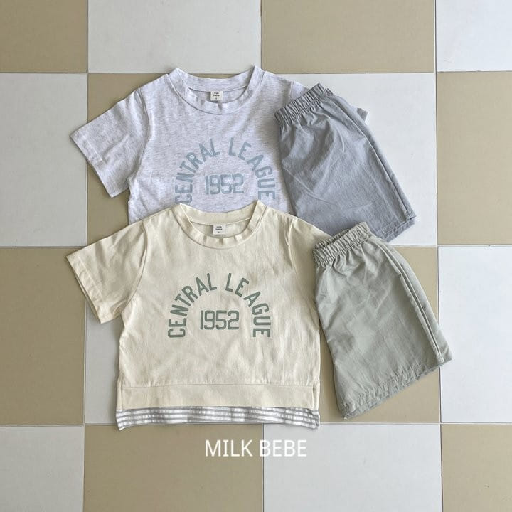 Milk Bebe - Korean Children Fashion - #discoveringself - Central Top Bottom Set - 7