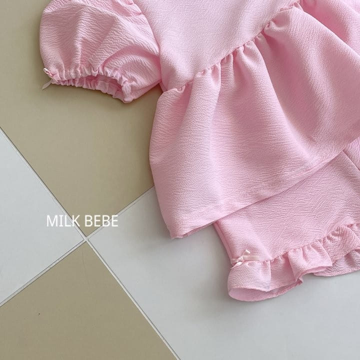 Milk Bebe - Korean Children Fashion - #discoveringself - Lovely Top Bottom Set - 5