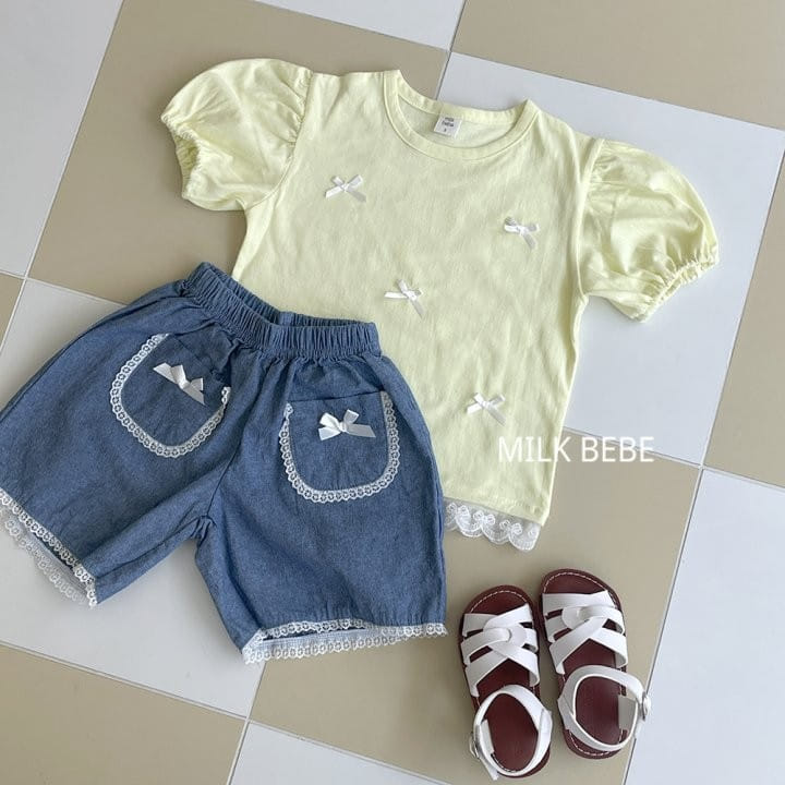 Milk Bebe - Korean Children Fashion - #discoveringself - Melissa Denim Pants - 2