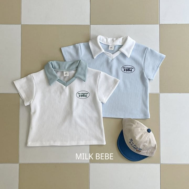 Milk Bebe - Korean Children Fashion - #littlefashionista - Los Collar Tee