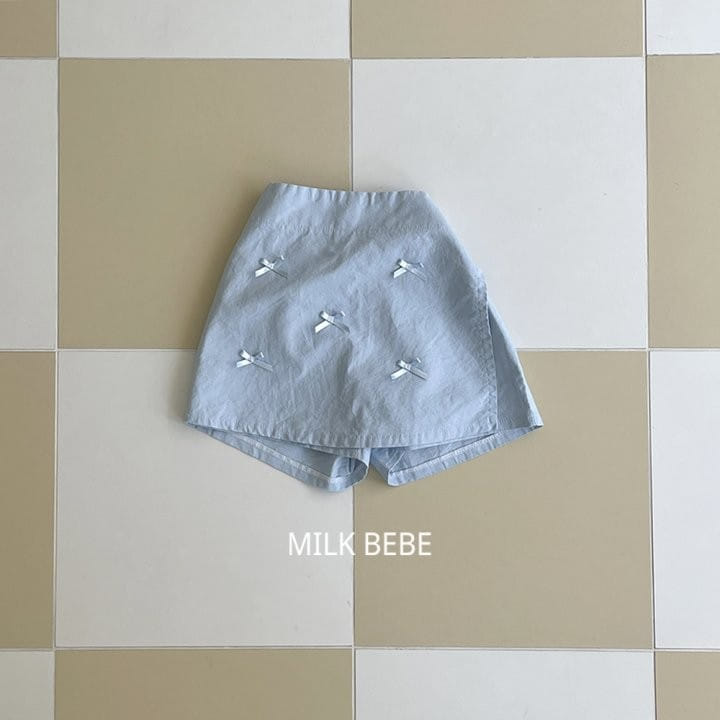 Milk Bebe - Korean Children Fashion - #prettylittlegirls - Kate Wrap Skirt Pants - 5