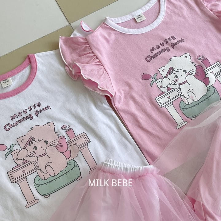 Milk Bebe - Korean Children Fashion - #prettylittlegirls - Chami Top Bottom Set - 2