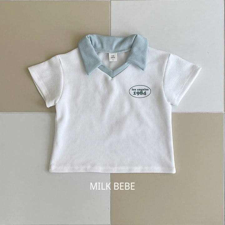 Milk Bebe - Korean Children Fashion - #minifashionista - Los Collar Tee - 4