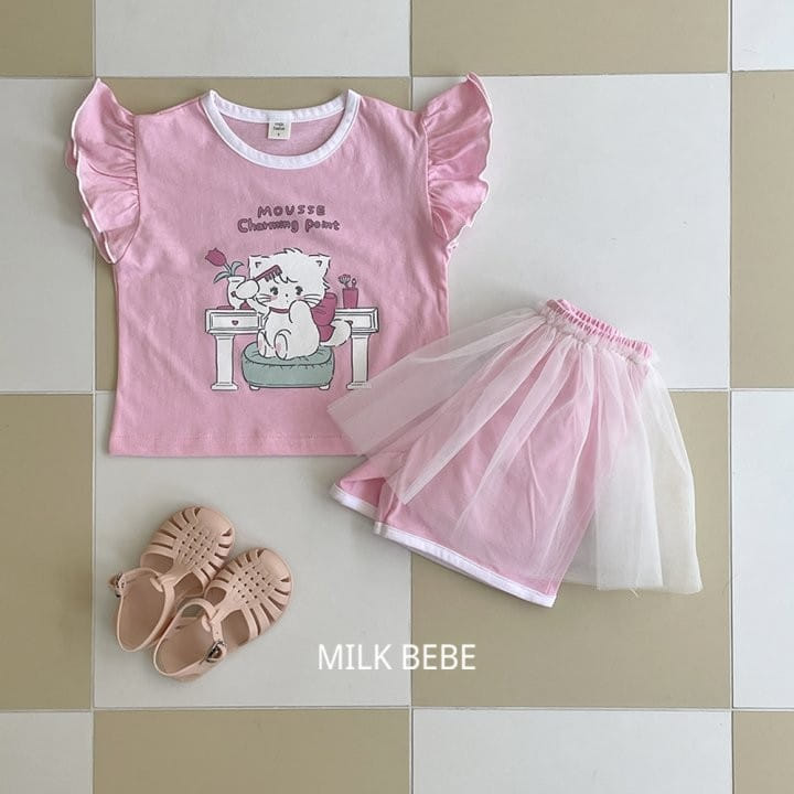 Milk Bebe - Korean Children Fashion - #stylishchildhood - Chami Top Bottom Set - 5