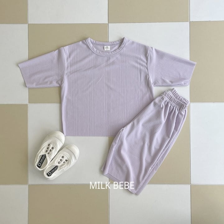 Milk Bebe - Korean Children Fashion - #prettylittlegirls - Keaton Top Bottom Set - 4