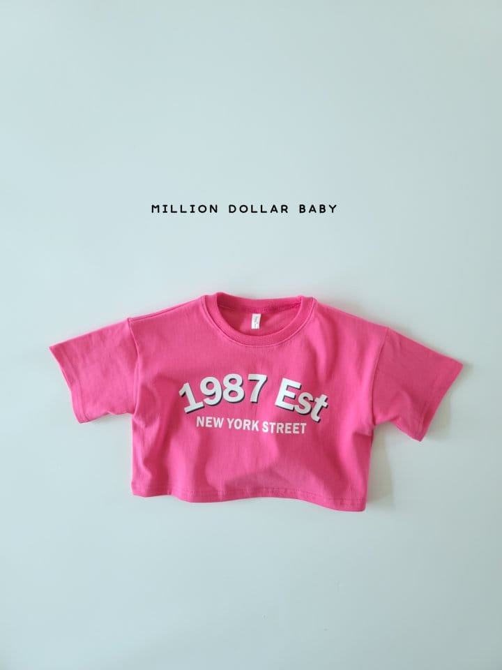 Million Dollar Baby - Korean Children Fashion - #childofig - 1987 Crop Tee - 2