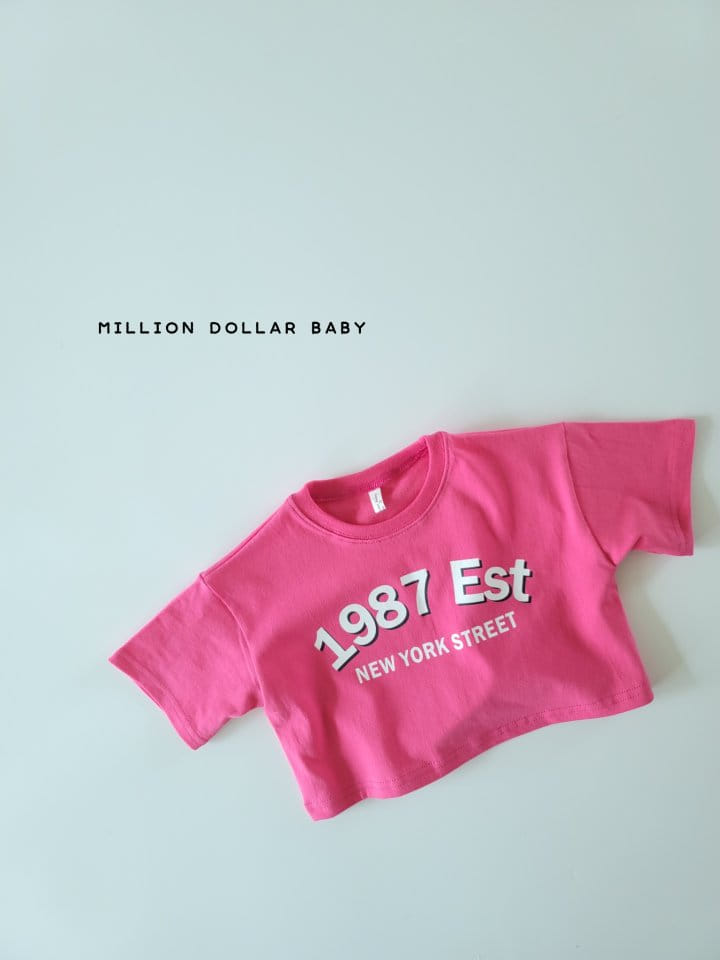 Million Dollar Baby - Korean Children Fashion - #childofig - 1987 Crop Tee - 3