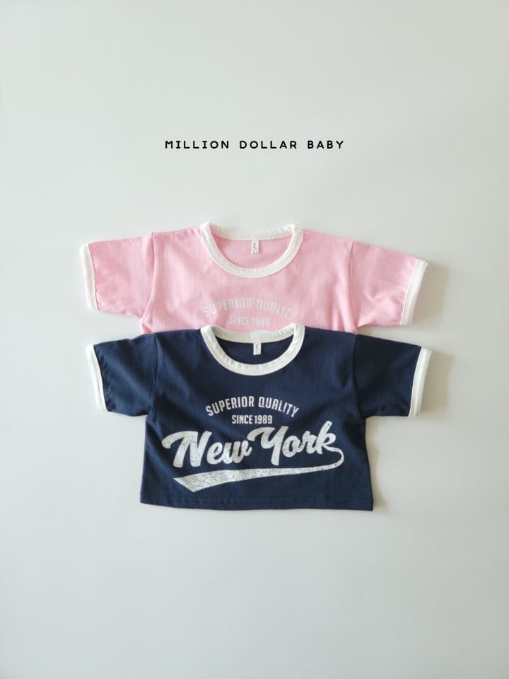 Million Dollar Baby - Korean Children Fashion - #childrensboutique - New York Color Tee