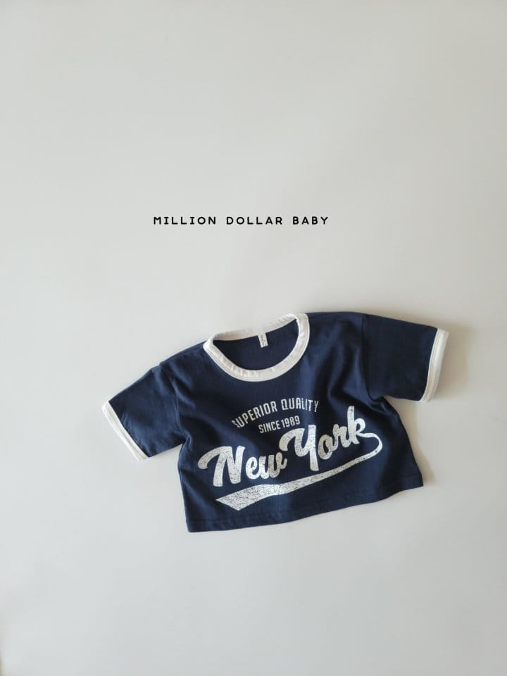 Million Dollar Baby - Korean Children Fashion - #discoveringself - New York Color Tee - 3