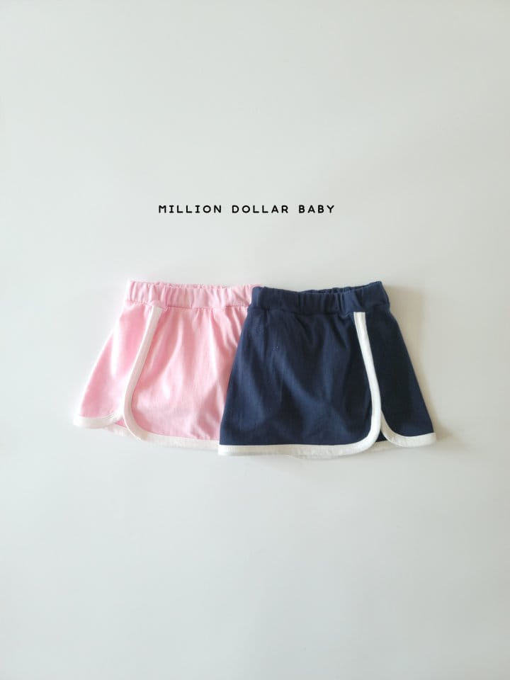 Million Dollar Baby - Korean Children Fashion - #fashionkids - Piping Skirt - 5