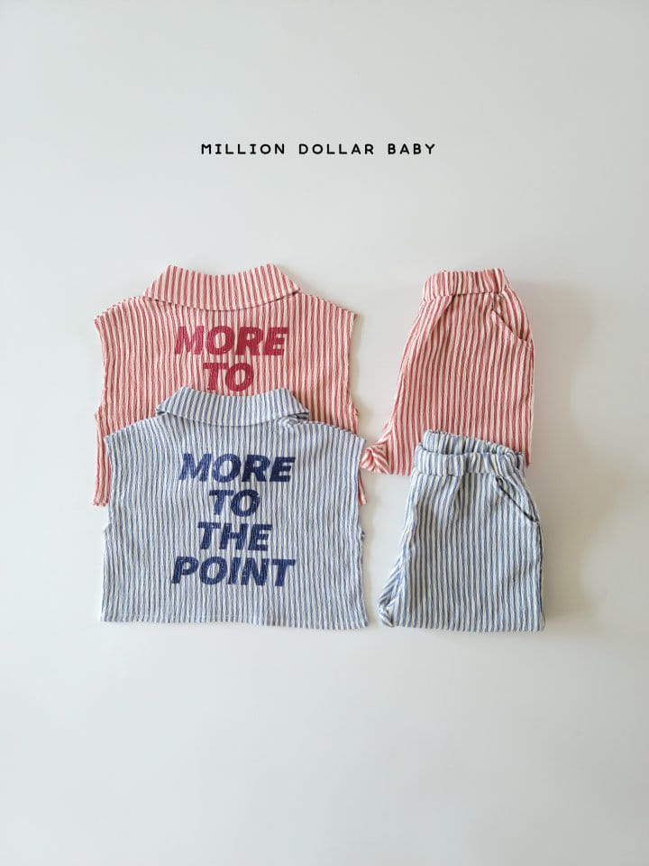 Million Dollar Baby - Korean Children Fashion - #kidsshorts - Nu Nu Top Bottom Set - 10