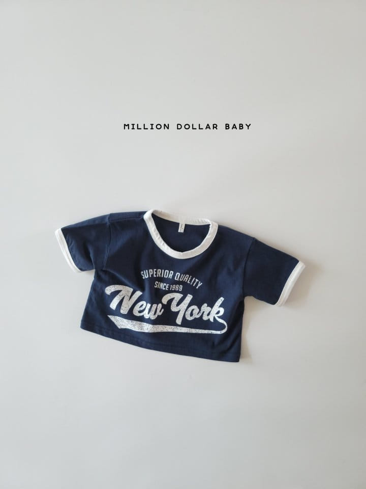 Million Dollar Baby - Korean Children Fashion - #kidzfashiontrend - New York Color Tee - 7