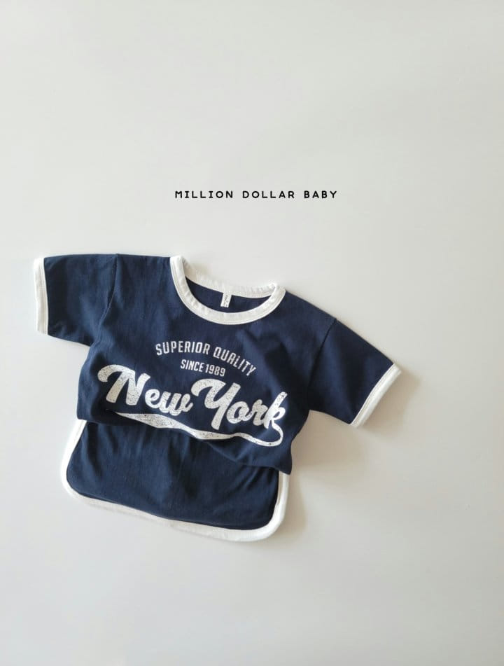 Million Dollar Baby - Korean Children Fashion - #littlefashionista - New York Color Tee - 9