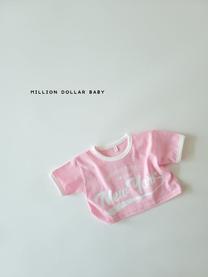 Million Dollar Baby - Korean Children Fashion - #magicofchildhood - New York Color Tee - 10