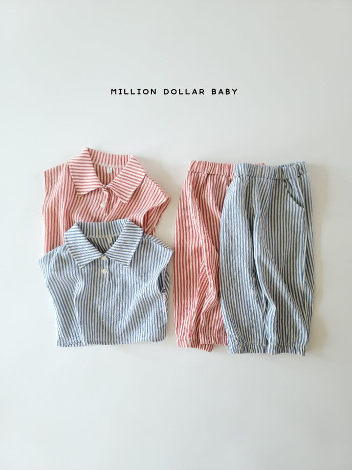 Million Dollar Baby - Korean Children Fashion - #minifashionista - Nu Nu Top Bottom Set - 2