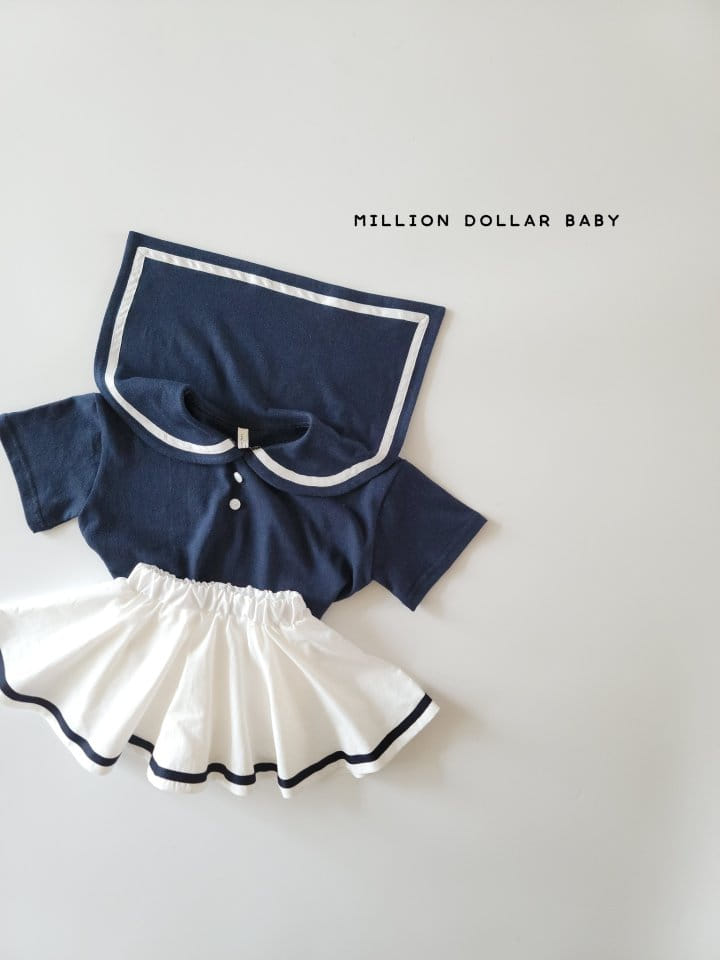 Million Dollar Baby - Korean Children Fashion - #prettylittlegirls - Sailor Tee - 9