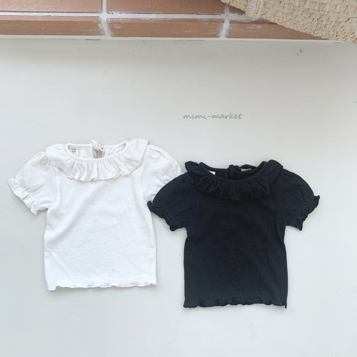 Mimi Market - Korean Baby Fashion - #babyfever - Sunny Frill Tee - 4