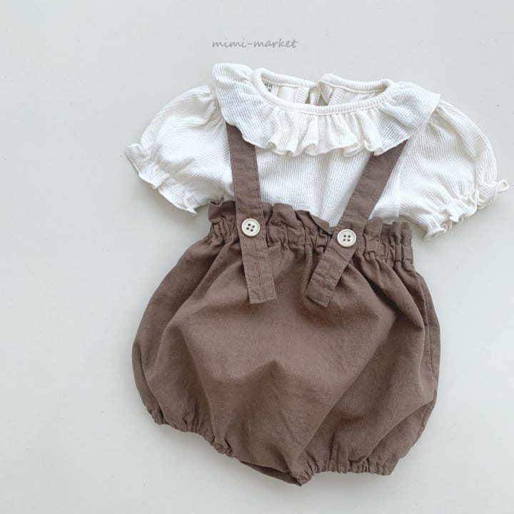 Mimi Market - Korean Baby Fashion - #babyoninstagram - Sunny Frill Tee - 6