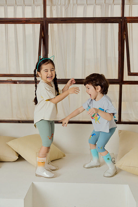 Mimico - Korean Children Fashion - #childrensboutique - Water Dino Tee - 6