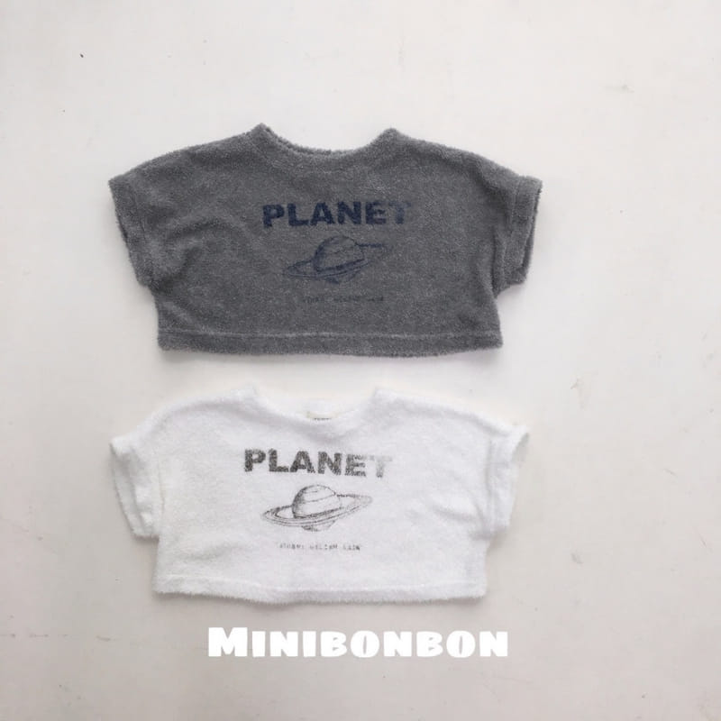 Mini Bongbong - Korean Children Fashion - #designkidswear - Planet Crop Tee - 2