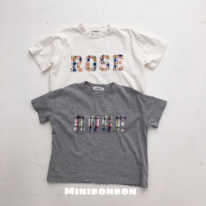 Mini Bongbong - Korean Children Fashion - #stylishchildhood - Rose Tee - 2