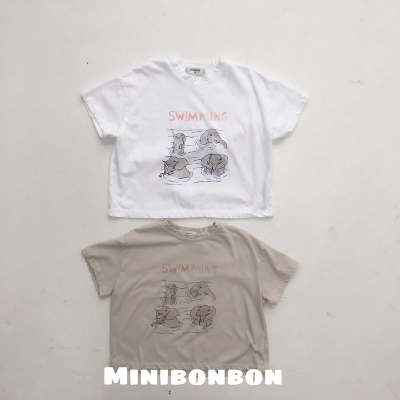 Mini Bongbong - Korean Children Fashion - #todddlerfashion - Elephant Swim Tee - 2