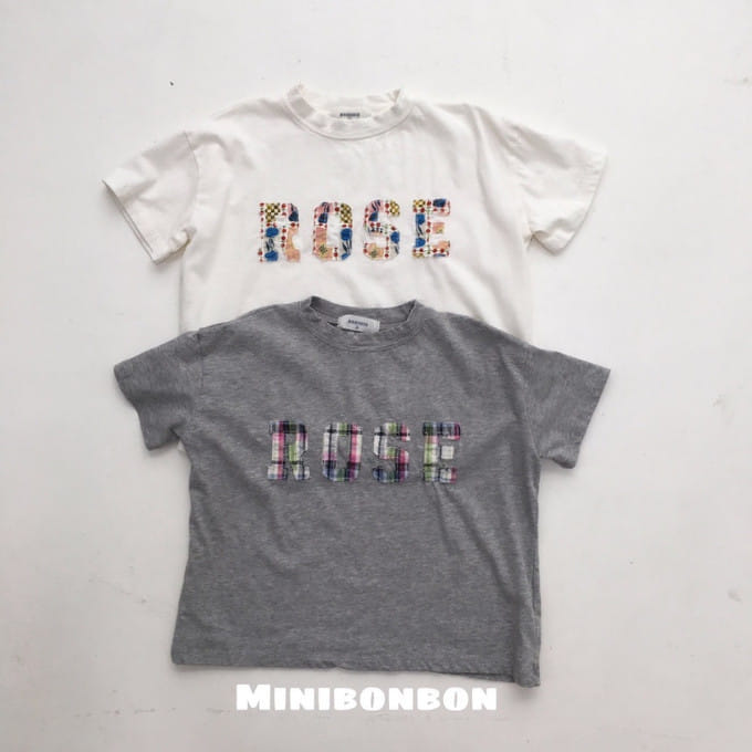 Mini Bongbong - Korean Children Fashion - #toddlerclothing - Rose Tee