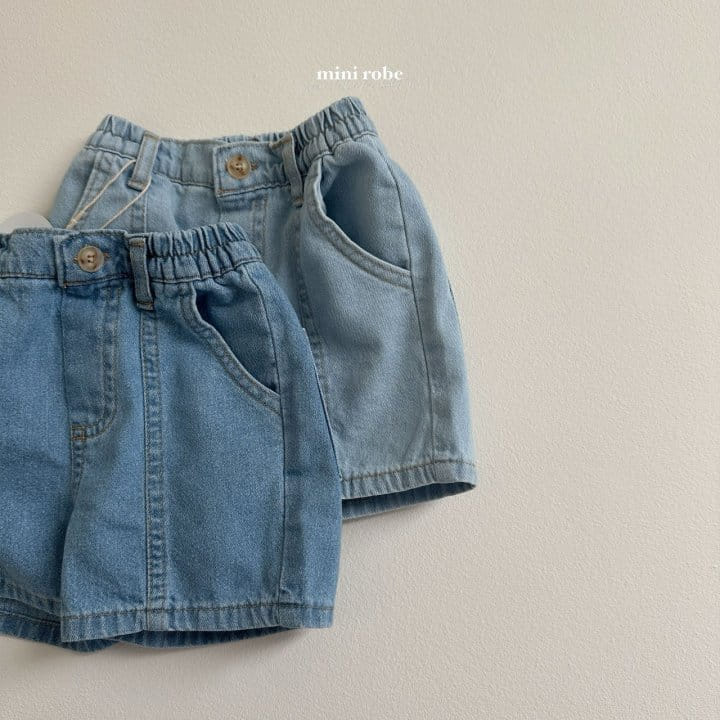 Mini Robe - Korean Baby Fashion - #babyoninstagram - Billy Denim Shorts - 4