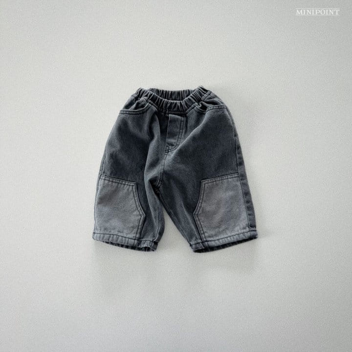 Minipoint - Korean Children Fashion - #childofig - Knee Color Pants - 2