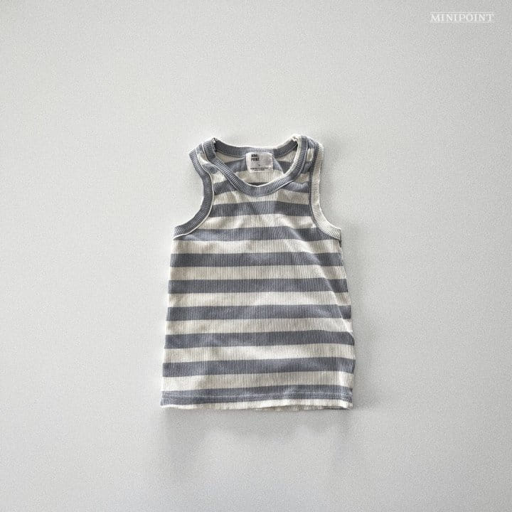 Minipoint - Korean Children Fashion - #discoveringself - Big ST Sleeveless Tee - 2