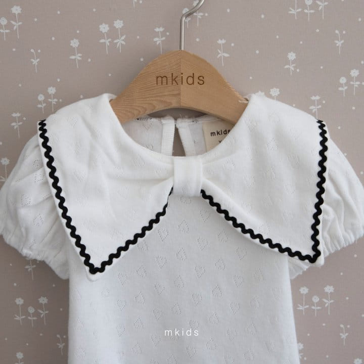 Mkids - Korean Baby Fashion - #babyclothing - Lovely Ribbon Tee - 3