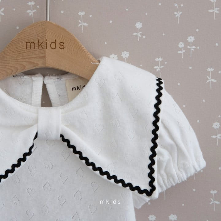 Mkids - Korean Baby Fashion - #babyclothing - Lovely Ribbon Tee - 4