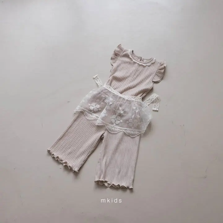 Mkids - Korean Baby Fashion - #smilingbaby - Happy Frill Top Bottom Set - 11