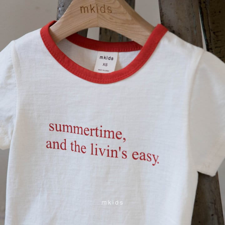 Mkids - Korean Children Fashion - #childofig - Summer Lettering Tee - 3