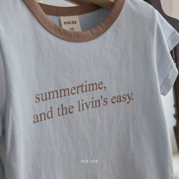 Mkids - Korean Children Fashion - #designkidswear - Summer Lettering Tee - 6