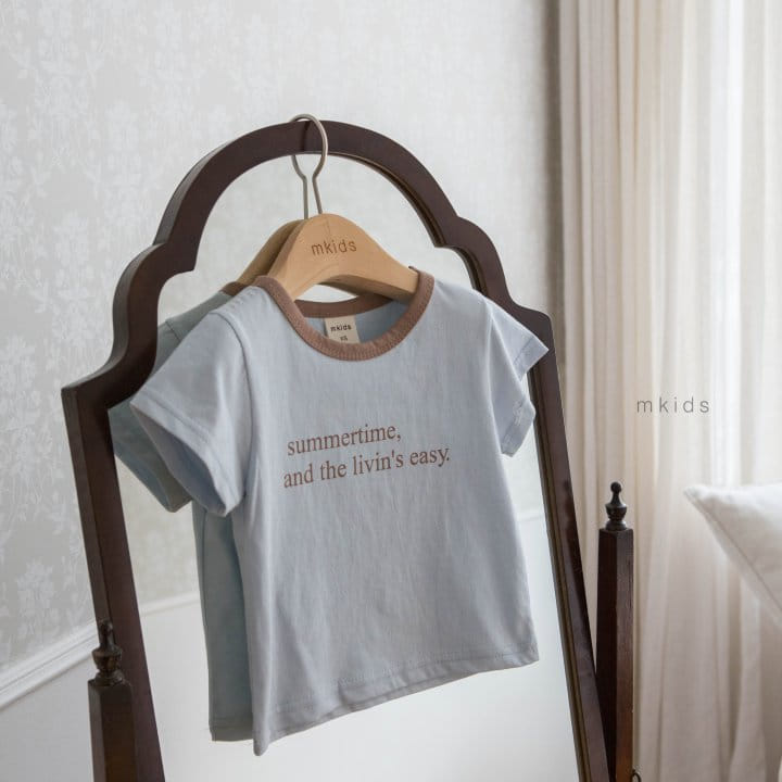 Mkids - Korean Children Fashion - #discoveringself - Summer Lettering Tee - 7