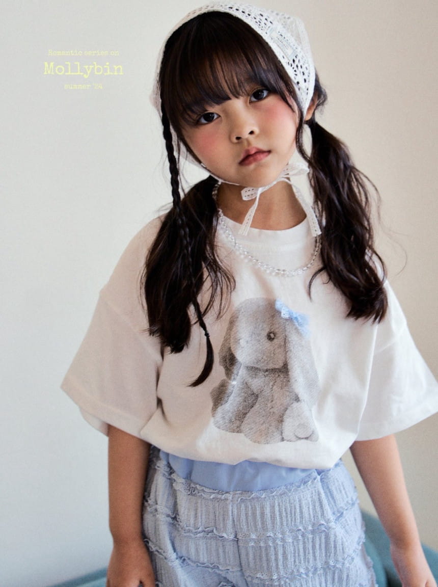 Mollybin - Korean Children Fashion - #Kfashion4kids - Ribbon Rabbit Tee - 3