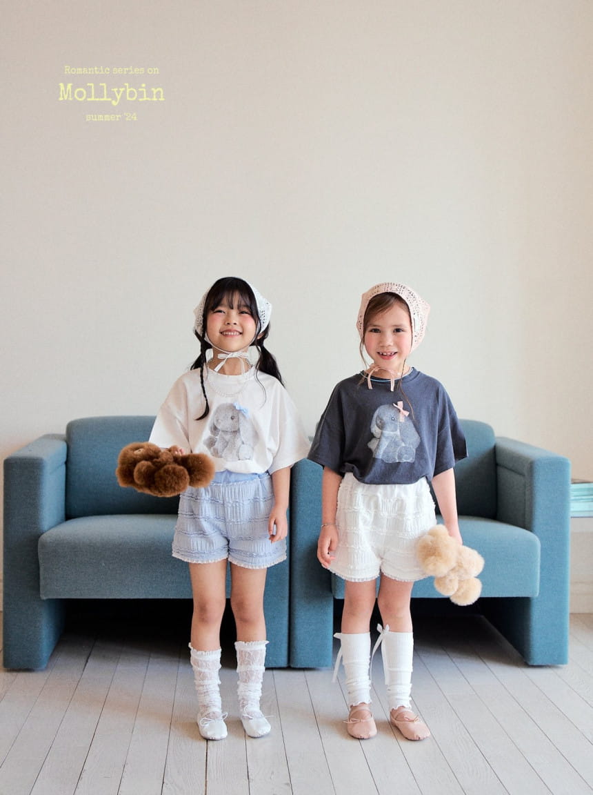 Mollybin - Korean Children Fashion - #childofig - Ribbon Rabbit Tee - 9